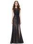 Round Neck Long Evening Party Dress
