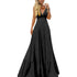 Deep-V Sexy Sleeveless Evening Dress