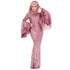 Sequins Wide Sleeves Mermaid Evening Dress without Scarf