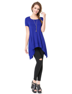 Simple Fhion Round Neck Short Sleeve T-shirt