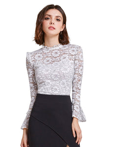 Long Sleeve Lace Top