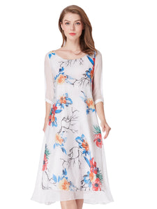 Fhion Flower Printed Summer Dresses