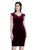 Fhion Velvet Vneck Cocktail Dresses Wear to Work