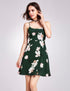 Spaghetti Strap Floral Print Dress