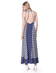 Simple Fhion Striped Cual Dress