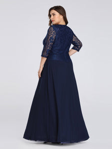 Mother of Bridesmaid Dresses with Long Lace Sleeve