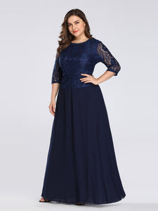 Mother of Bridesmaid Dresses with Long Lace Sleeve