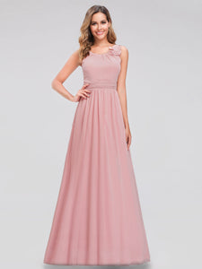 Maxi Long Chiffon Bridesmaid Dresses