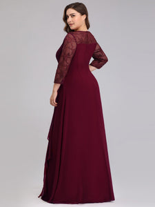 Long Half Sleeves  Formal Evening Dresses