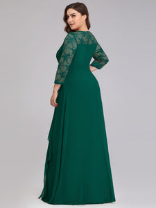 Long Half Sleeves  Formal Evening Dresses