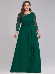 Long Half Sleeves  Formal Evening Dresses