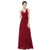 Deep V-neck Long Evening Dress