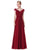 V-neck Long Party Dress