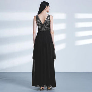 Unique Lacey  Long Holiday Evening Party Dresses