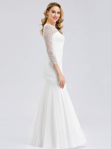 Sweetheart Illion Floral Lace Wedding Dresses F