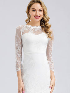 Sweetheart Illion Floral Lace Wedding Dresses F