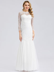 Sweetheart Illion Floral Lace Wedding Dresses F