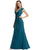 V-Neck Wr Sleeveless Floor Length Maxi Dress F