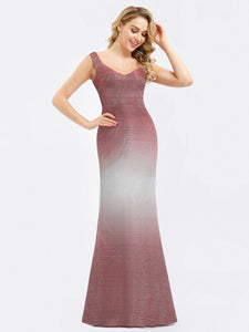 Gradient Color Party Dresses for  F