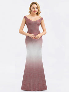 Gradient Color Party Dresses for  F