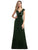 Long Velvet & Sequin Mermaid Prom Dresses F