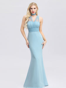 Sweetheart Neckline Self-tie Bodycon Mermaid Dress F