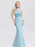 Sweetheart Neckline Self-tie Bodycon Mermaid Dress F