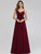 V-Neck Spaghetti Straps Floor-Length Bridesmaid Dresses