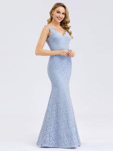 Floral Lace Fishtail Dresses for  F