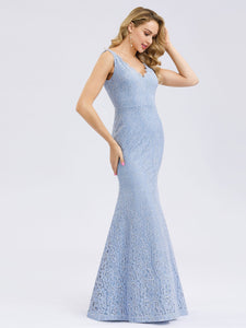 Floral Lace Fishtail Dresses for  F