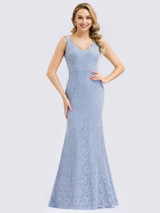 Floral Lace Fishtail Dresses for  F