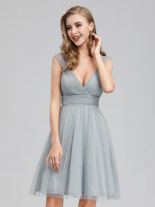 V-Neck Wedding Bridesmaid Dresses