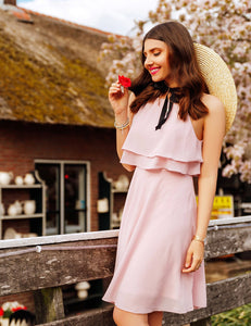 Spaghetti Straps Bridesmaid Dress