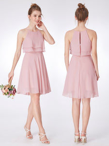 Spaghetti Straps Bridesmaid Dress