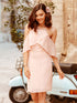 Pink Short Bridesmaid Dress