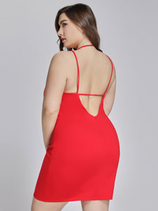 Sexy Open Back Cocktail Dress F