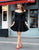 Long Sleeve Off Shoulder Fit & Flare LBD F