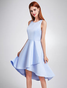 Sleeveless High Low Cocktail Party Dress F