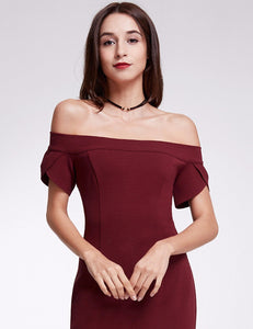 Ever Pretty Fhion Off Shoulder Short Sleeve Cocktail Dresses F