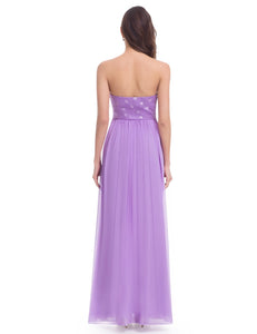 Strless Long Evening Party Dress