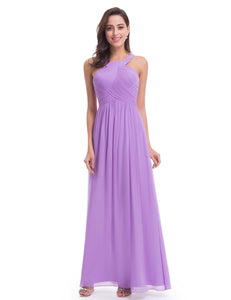 Halter Long Evening Party Dress