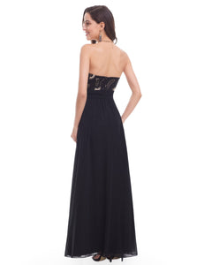 Strless Long Evening Party Dress