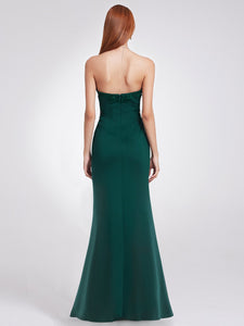 Lace Strless Floor-Length Evening Dresses