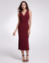 Ever Pretty Fhion V neck Sleeveless Dresses F