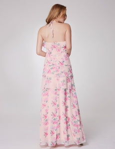 Feminine Flower Printed Bridesmaid