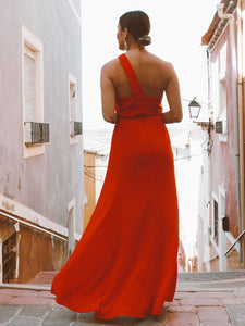 One shoulder Formal Long Formal Dresses F