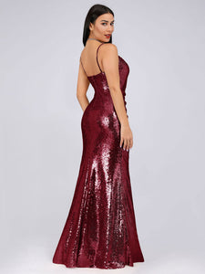 Sequins Spaghetti Straps Dress