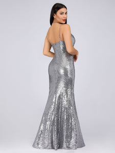 Sequins Spaghetti Straps Dress