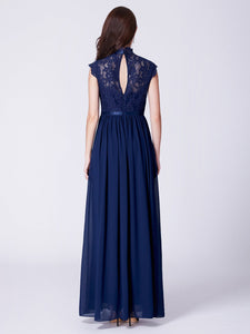 Long A-Line Evening Dress