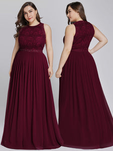 Ever Pretty  Fhion Sleeveless Round Neck Long Cocktail Party Dresses F